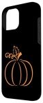 Orange Pumpkin iPhone 16 Pro Max Case for Fall