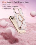 Magnetic Marble Case for iPhone 16 Pro Max