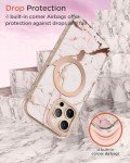 Magnetic Marble Case for iPhone 16 Pro Max