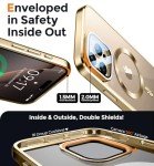 Magnetic iPhone 16 Pro Max Case with Kickstand