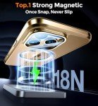 Magnetic iPhone 16 Pro Max Case with Kickstand