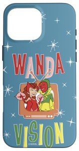 WandaVision Retro TV Art Case for iPhone 16 Pro Max