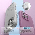 Lilac Purple Liquid Silicone Case for iPhone 16 Pro Max