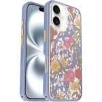 Floral Purple OtterBox iPhone 16 Clear Case