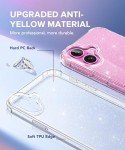 Glitter iPhone 16 Case with Screen & Lens Protectors
