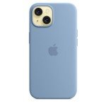 iPhone 15 Winter Blue Silicone Case with MagSafe