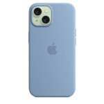 iPhone 15 Winter Blue Silicone Case with MagSafe