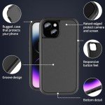 Rugged Shockproof iPhone 15 Case with Glass Protector