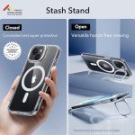 ESR Clear iPhone 15 Case with Stand & MagSafe
