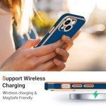 Cute Royal Blue iPhone 15 Case & Screen Protector