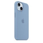 iPhone 15 Winter Blue Silicone Case with MagSafe