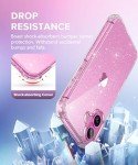 Glitter iPhone 16 Case with Screen & Lens Protectors