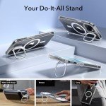 ESR Clear iPhone 15 Case with Stand & MagSafe