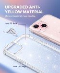 TIESZEN 5-in-1 Glitter iPhone 15 Case Bundle