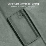 Calke Green Silicone Case for iPhone 15