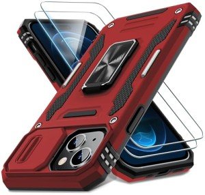 iPhone 15 Case with Slide Camera Cover & Kickstand