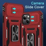 iPhone 15 Case with Slide Camera Cover & Kickstand
