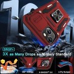 iPhone 15 Case with Slide Camera Cover & Kickstand