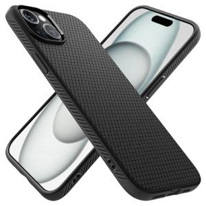 Spigen iPhone 15 Case - Matte Black Protection