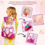 36-Piece Baby Care & Hair Salon Doll Set