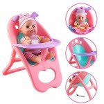 12” Reborn Baby Doll Play Set with Crib