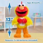 Interactive Elmo Plush Doll - Singing & Dancing Toy