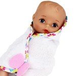 Softina Bathtime Reborn Doll with Pink Blanket