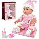 12'' Toddler Baby Doll Playset with Accessories