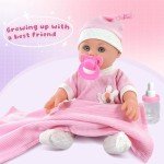 12'' Toddler Baby Doll Playset with Accessories