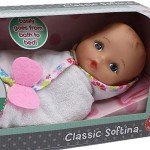 Softina Bathtime Reborn Doll with Pink Blanket