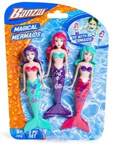 Magical Mermaid Dolls Set - 3 Colorful Pieces