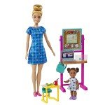 School Teacher Barbie Playset with Student & Accessories