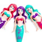 Magical Mermaid Dolls Set - 3 Colorful Pieces