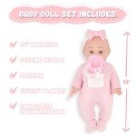 Chyyeerkidd 12'' Baby Doll Gift Set for Kids