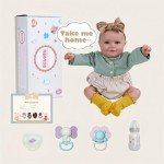 Cute 20-Inch Reborn Baby Doll with Accessories