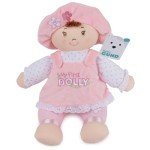 GUND Baby My First Dolly Plush Doll, Pink/White