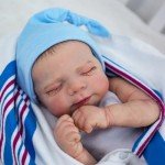 CHAREX 18-Inch Realistic Reborn Baby Boy Doll