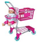 16" Baby Doll with Lissi Shopping Cart