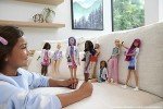 Blonde Nurse Barbie Doll with Patterned Scrubs