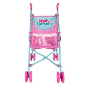 Pink Stroller for Cry Babies Dolls
