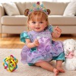 Cute 20-Inch Doreen Reborn Baby Doll with Accessories