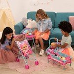 Pink Stroller for Cry Babies Dolls