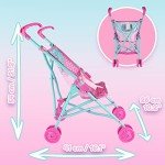Pink Stroller for Cry Babies Dolls