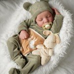 Realistic Reborn Baby Doll Boy - 17 Inches
