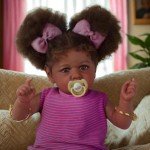 22-Inch Realistic Black Reborn Baby Doll