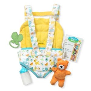 Melissa & Doug Doll Carrier Play Set with Accessories