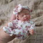 7" Cute Girl Silicone Preemie Baby Doll Set