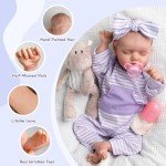Lifelike 18-Inch Reborn Baby Doll with Feeding Kit