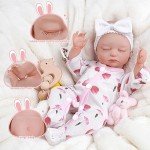 Lifelike 12-Inch Reborn Baby Doll for Girls