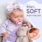 Lifelike 18-Inch Reborn Baby Doll with Feeding Kit
